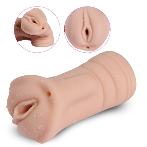 2 in 1 double pocket pussy male masturbator sex toy for men Adult Luxury