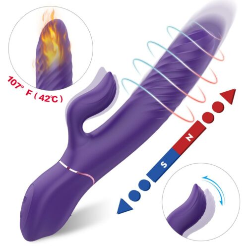 Thrusting Heating Vibrator From Adult Luxury Sex Shop