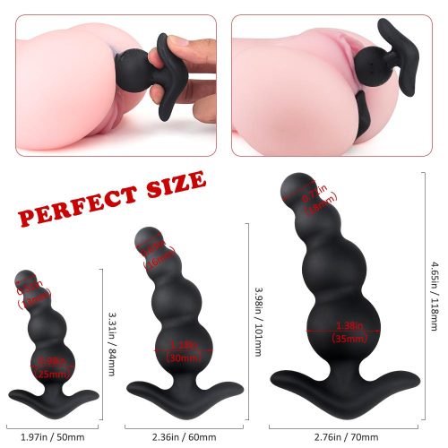 Alexia Unisex Anal Butt Plug Set Adult Luxury