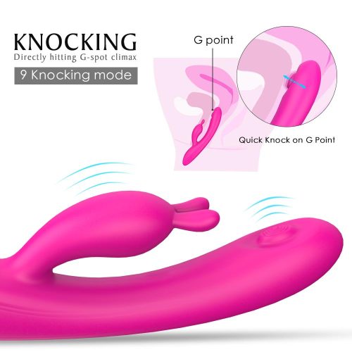 Candy Knocking G-spot Rabbit Vibrator Adult Luxury