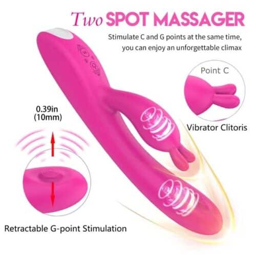 Candy Knocking G-spot Rabbit Vibrator Adult Luxury