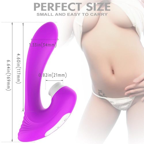 Aura-Oceanus® Licking & Sucking vibrator (Pink) Adult Luxury