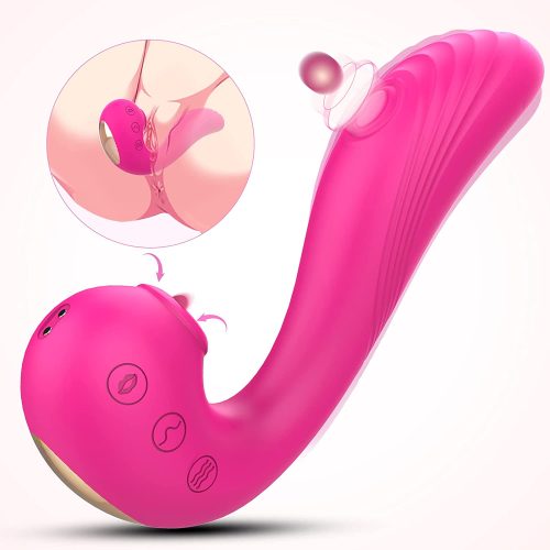 Echo 3 in 1 Clitoral Sucking & Licking Vibrator Adult Luxury