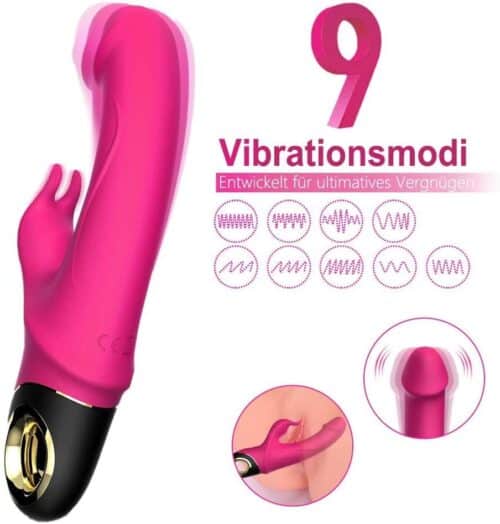 Enchanting® Quiet Rotating Rabbit Vibrator Adult Luxury