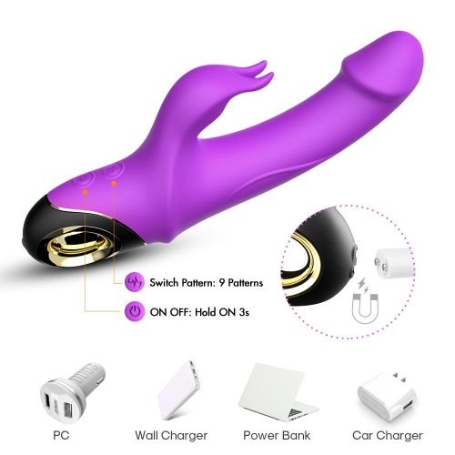 Enchanting® The Super Quiet Rotating Rabbit Vibrator Adult Luxury