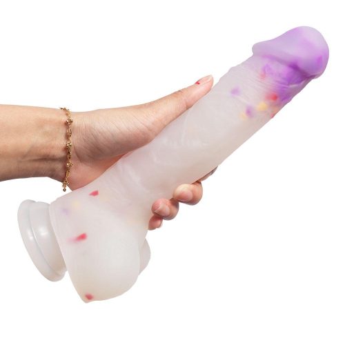 Mighty Magic Purple Dildo (19.5cm x 3.8cm) Adult Luxury