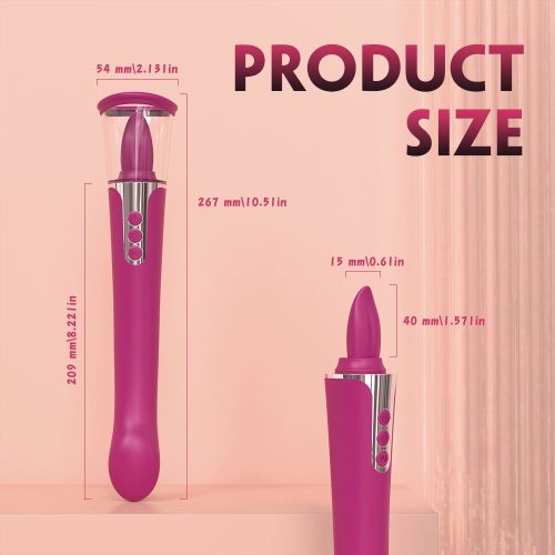 Cleopatra Licking Pro® 3 in 1 BioAir Licking Vibrator Adult Luxury