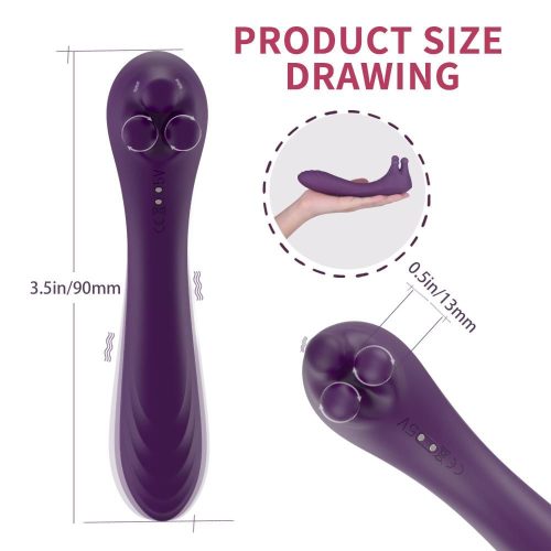 Radisson 6 in 1 Relaxations Massager & Vibrator 3 in 1 (Purple) Adult luxury