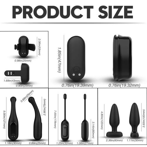 Good-Vibes Couples Starting Kit Black Vibrator Size Adult Luxury 