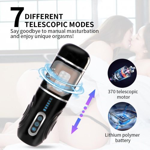 Master- Bot Automatic Telescopic Rotating Masturbator Sex toy Adult Luxury