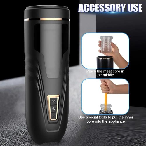 Power Trust Pro : Automatic Thrusting Vibrating Mastrubator Attachable Masturbator Adult Luxury