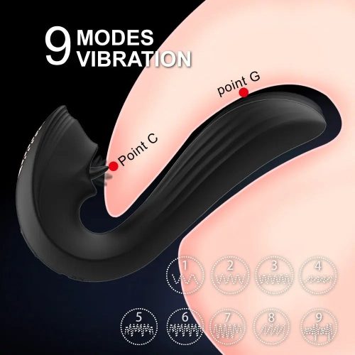 Zuri: Licking Luxury G- Spot & Clitoris Vibrator Adult Luxury