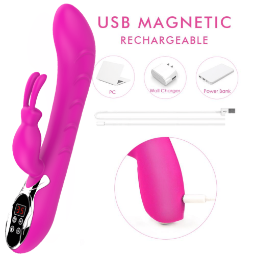 Splendacious Heating Rabbit Premium Vibrator (Pink) Adult Luxury