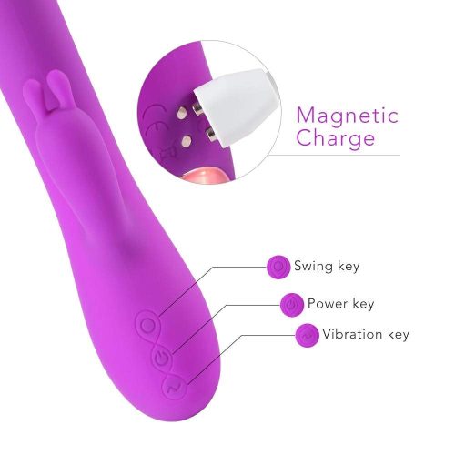 Swing Rechargeable Rabbit Vibrator Adult Luxury