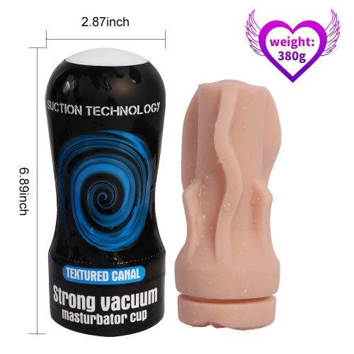 The Hurricane : Vacuum Tunnel Vibrating Masturbator Adult Luxury