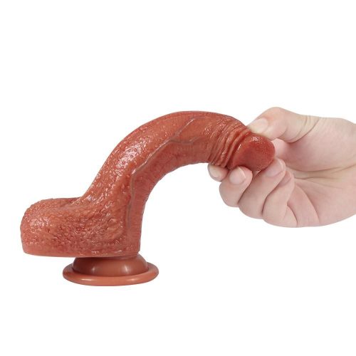 The Real Cock (18 cm x 3.8 cm) Suction Dildo Adult Luxury