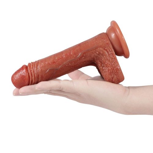 The Real Cock (18 cm x 3.8 cm) Suction Dildo Adult Luxury