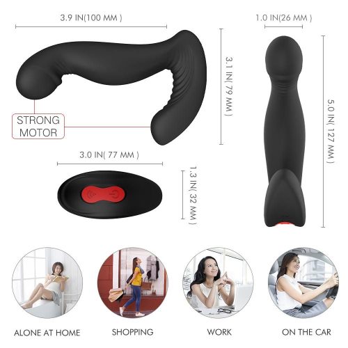 Unisex 360 Premium Anal Vibrator With Remote Adult Luxury