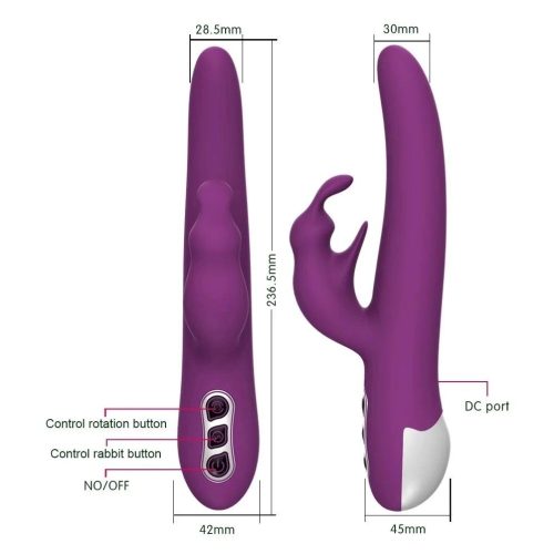 Luxury Rotating 360°Rabbit Vibrator Adult Luxury