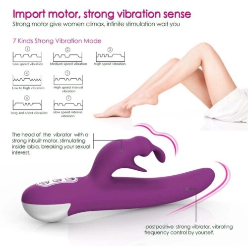 Luxury Rotating 360°Rabbit Vibrator Adult Luxury