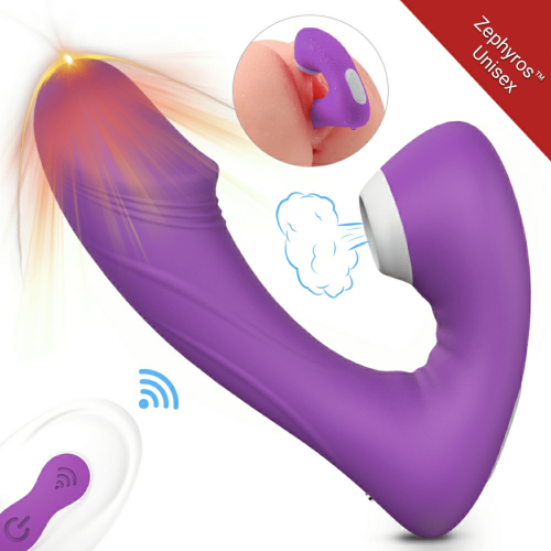 Zephyros Unisex Vibrator (Purple) with Remote Adult Luxury